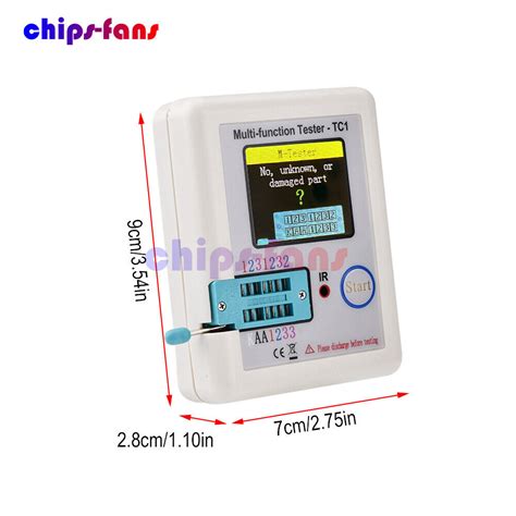 LCR TC1 LCR T7 TFT LCD Transistor Tester Capacitance Meter ESR NPN PNP