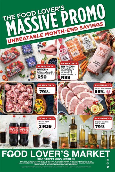 Food Lovers Market Promotional Leaflet Valid From To