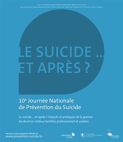 E Journ E Nationale De Pr Vention Du Suicide Ligue Luxembourgeoise