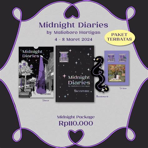 Jual Novel Midnight Diaries By Malioboro Hartigan Skysphire Shopee