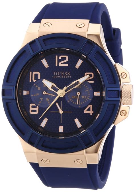 Guess W0247G3 Reloj analógico de cuarzo para hombre correa de