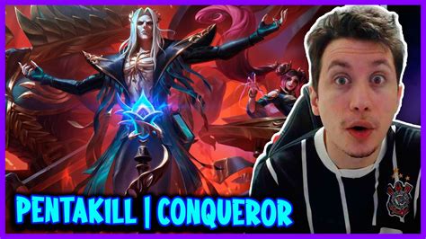 MORENO REAGINDO A Conqueror Pentakill III Lost Chapter Riot Games