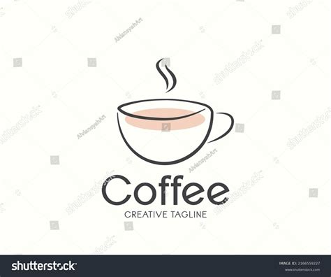 Coffee Cup Logo Design Template Stock Vector (Royalty Free) 2166559227 ...