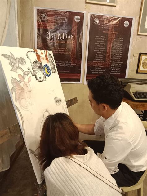 Bicoldotph Coffee Paintings Tampok Sa Isang Art Exhibit Sa Daraga Albay