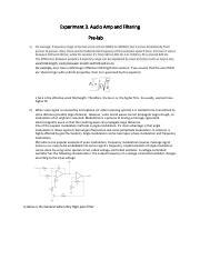 EE305 Exp3 Prelab 20180826 AlinaGaukhartas Pdf Experiment 3 Audio