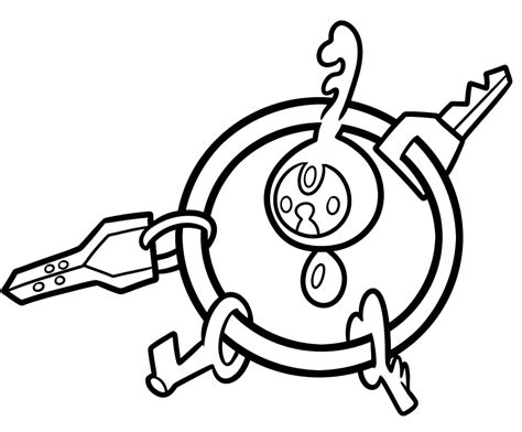 Klefki Pokemon Coloring Page - Free Printable Coloring Pages for Kids