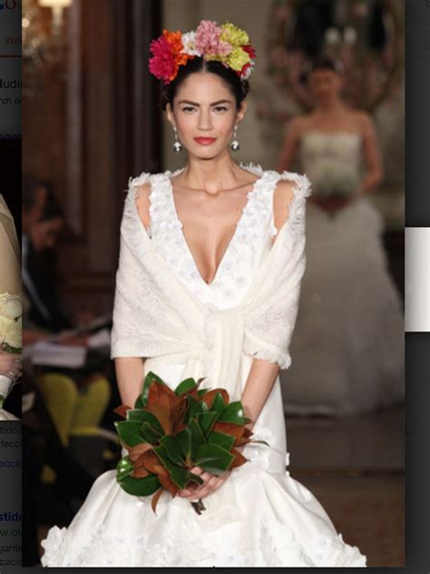 Mexican Style Wedding Dress Inspired By Frida Kahlo Mexican Wedding