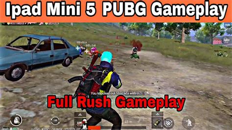 Ipad Mini 5 PUBG Full Rush Gameplay Full Intense Match Ipad Mini