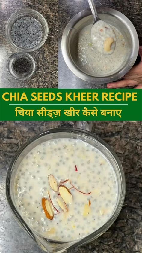 Chia Seeds Kheer Recipe How To Make Chia Seeds Kheer How To Make Kheer Indian Sw In 2022