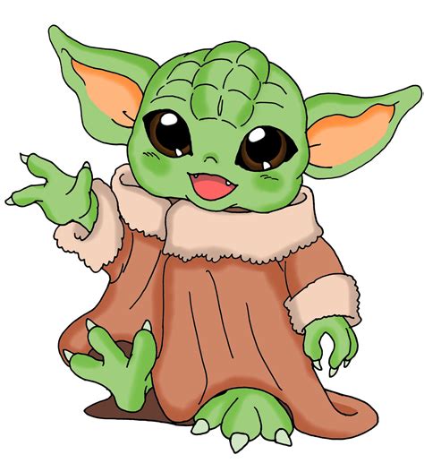 Baby Yoda Chibi by hidarumei on DeviantArt