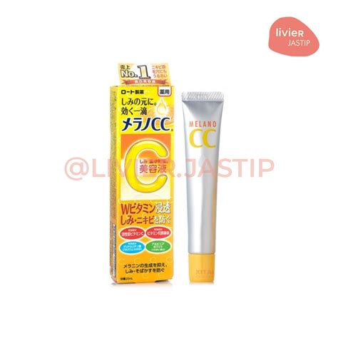 Jual Rohto Melano Cc Intensive Anti Spot Essence 20ml Shopee Indonesia