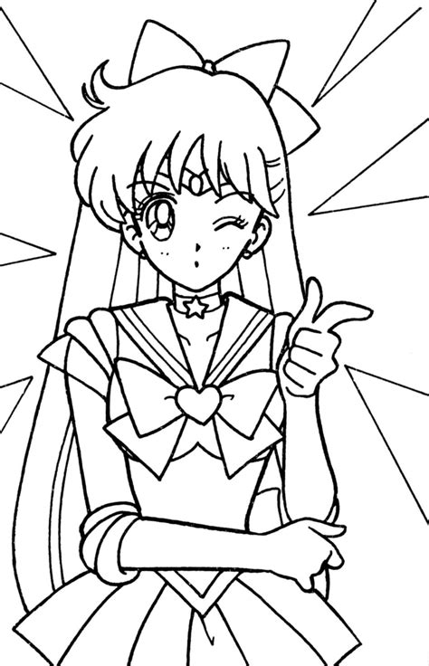 Sailor Venus Coloring Book Xeelha