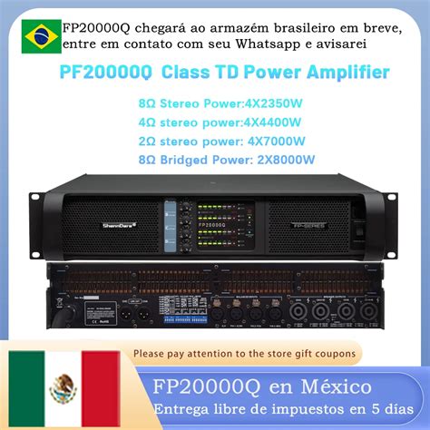 Fp Q X W At Ohms Professional Power Amplifier Channels Audio