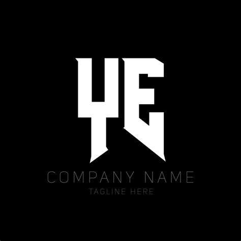 Création De Logo De Lettre Lettres Initiales Icône Du Logo De Ye Gaming Pour Les Entreprises