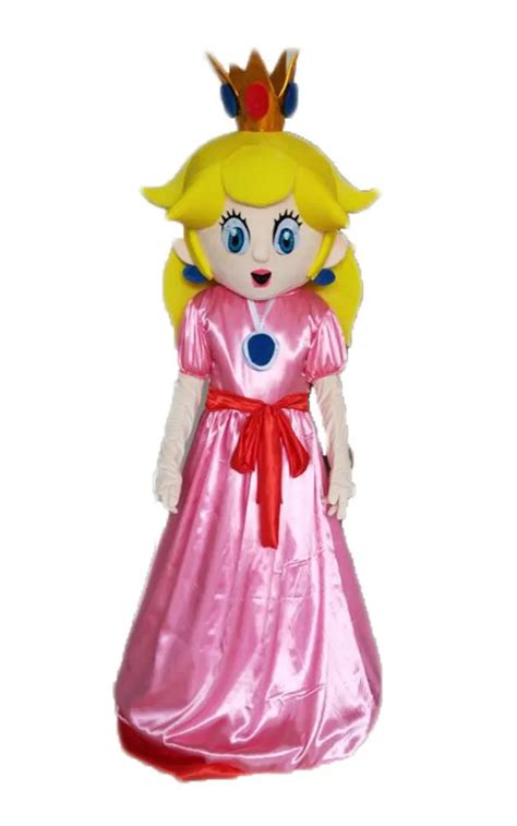 Princess Peach Mascot Costume Adult Cartoon Character Mascot Costumes Event Deguisement Mascotte