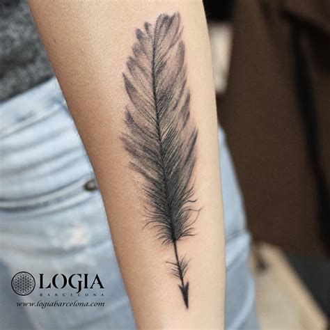 Los Tatuajes De Plumas M S Originales Tatuajes Logia Barcelona