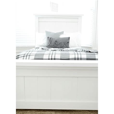 Twin Bed Frame Wood, Underbed Storage Drawers, Wooden Twin Bed Frame