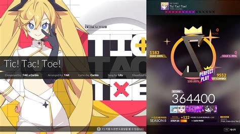 Djmax Respect V Tic Tac Toe B Tunes Sc Perfect