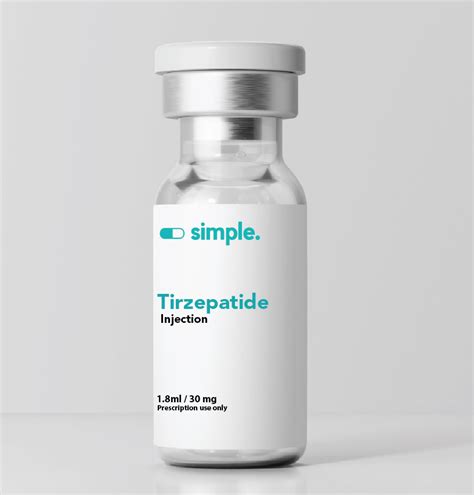 Tirzepatide (Zepbound) Monthly Supply - Simple Rx