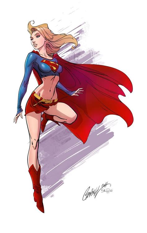 Supergirl Pencils By J Scott Campbell Inks By J Skipper Colours