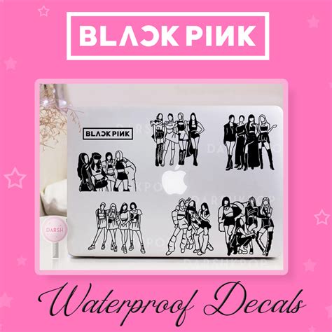 Blackpink Lisa Rose Jennie Jiso Kpop Personalized Waterproof Decals