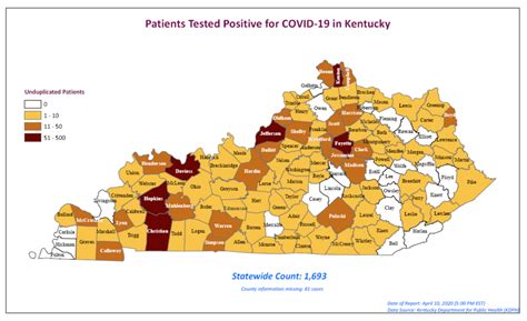 Rural Counties In Kentucky Are Also Hotspots For COVID-19.