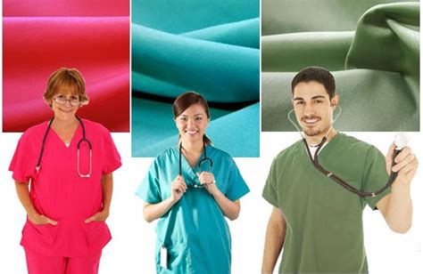 Medical Scrub Fabric For Nurses Doctors Orderlies And Lab Techs