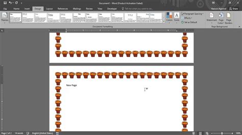 How To Add Border To A Page In Ms Word How To Create A Page Border In