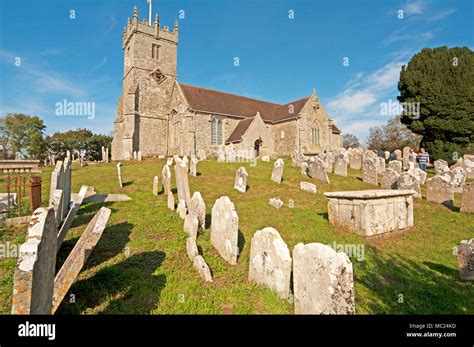 Godshill All Saints Church Isle Of Wight Hampshire England Stock