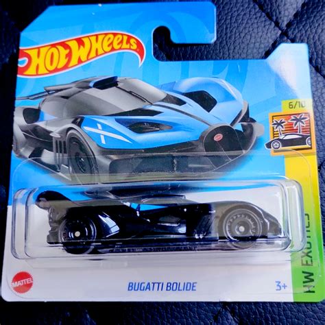Hot Wheels Bugatti Bolide Mattel coleção HW Exotics miniaturas 1 64 Shopee Brasil