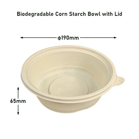 Corn Starch Tableware Biodegradable Cornstarch Food Containers