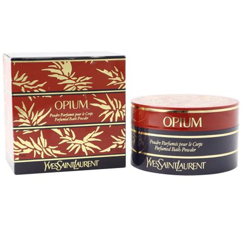 Yves Saint Laurent Opium Femme Perfumed Bath Powder Puder G Ysl Old