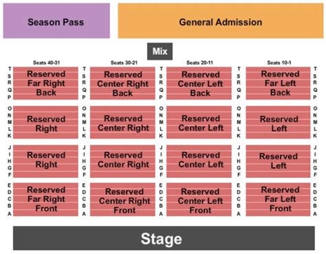 Effingham Performance Center Seating Chart