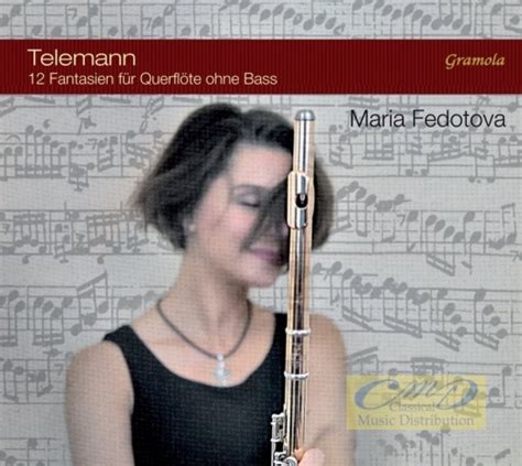 C M D Telemann Twelve Fantasias For Flute Without Bass CD