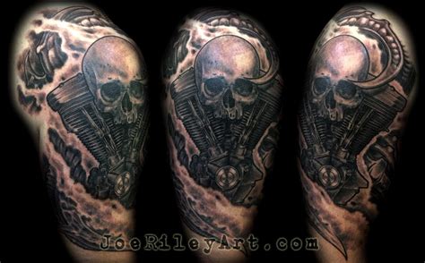 Discover 64 Harley Davidson Skull Tattoos Best In Cdgdbentre