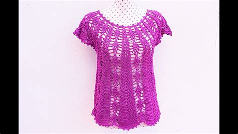 Crochet Pineapple Blouse Majovel Youtube