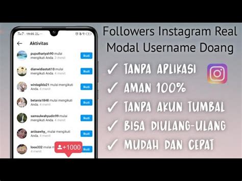 Berbayar Cara Cepat Menambah Followers Instagram Hingga Ribuan Tiap