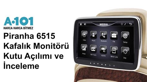 Piranha 6515 Kafalık Monitör Kutu Açılımı ve İncelemesi YouTube