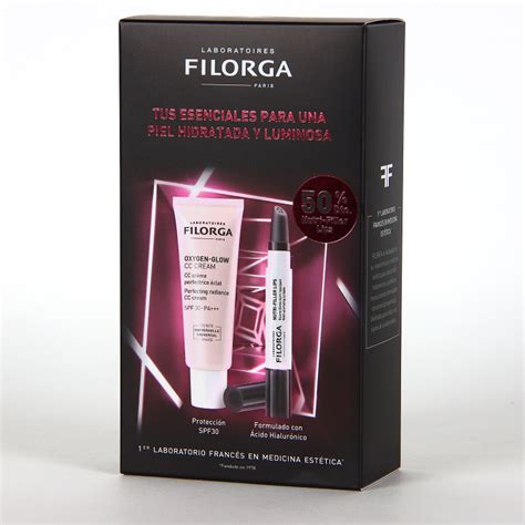 Filorga Pack Oxygen Glow Cc Crema Con Nutri Filler Lips Descuento