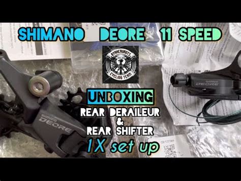 UNBOXING Shimano Deore 11 SPEED Rear Deraileur And Shifter 1X Set Up