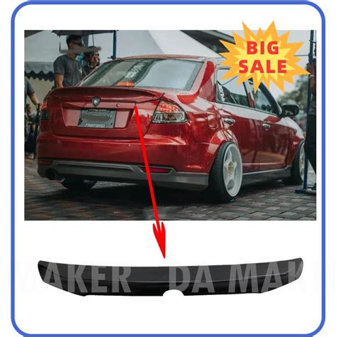 Original Proton Saga Flx Blm Spin Rear Spoiler Lazada