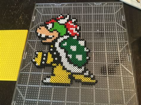 Bowser Perler Bead Patterns Perler Bead Mario Perler Beads Designs