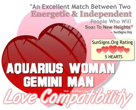 Aquarius Woman And Gemini Man An Energetic And Excellent Match Sunsignsorg