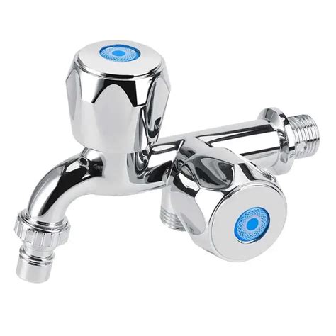 Washing Machine Faucet Sink Basin Water Tap With Double Spout And Handle