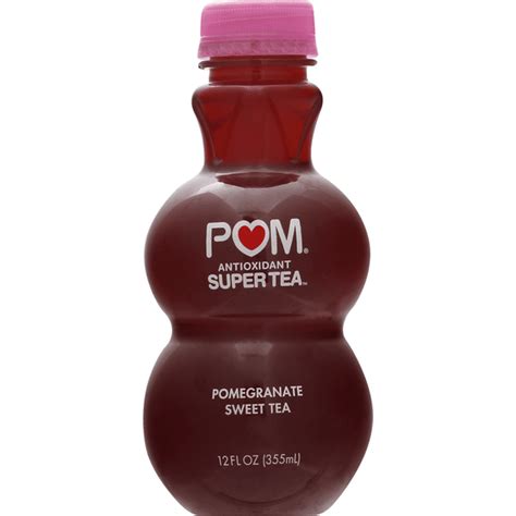 Pom Super Tea Pomegranate Sweet Tea 12 Fl Oz From Andronico S Community Markets Instacart