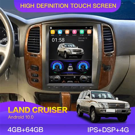 Toyota Land Cruiser Lc Car Tesla Radio Multimedia Video