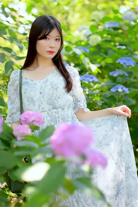 優 まさる on Twitter 白崎リズ shirosaki rizu さん 紫陽花 ポートレート好きな人と繋がりたい