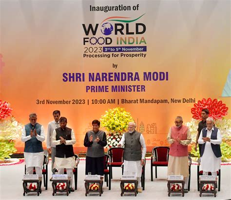 Pm At The Inauguration Of The Second Edition Of The Mega Food Event