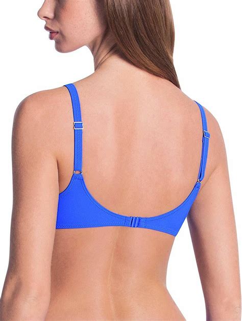 Rosa Faia French Blue Island Hopping Twiggy Bikini Swim Top Us F Uk