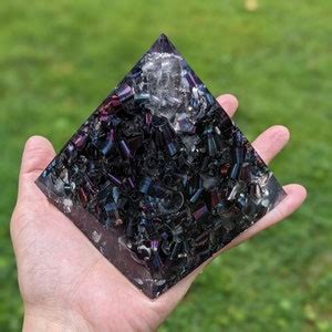 Powerful Orgonite Pyramid Large Orgone Pyramid For Emf Protection